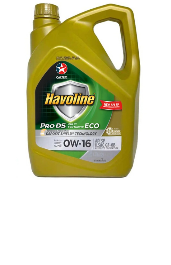 Havoline Pro Ds Eco 0w-16 Full Synthetic 3L