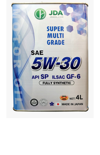 JDA 5W-30 Advanced Fully Synthetic Engine Oil 4L