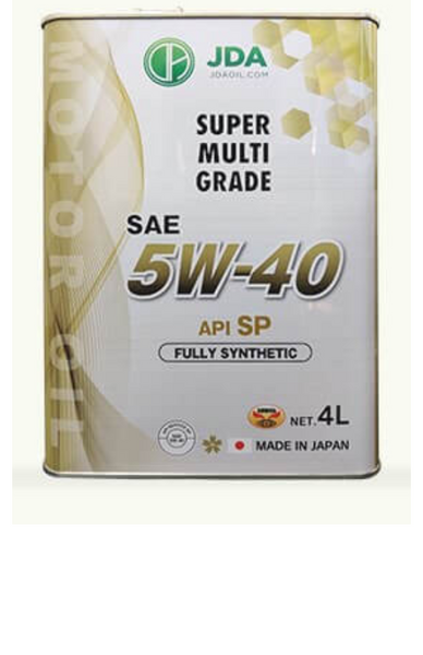 JDA 5W-40 Advanced Full Synthetic Engine Oil 4L