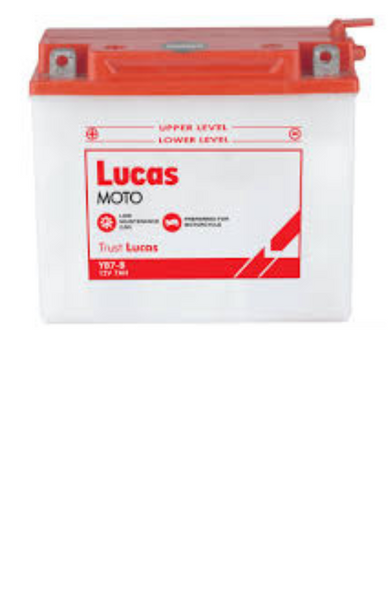 LUCAS YB7-B Moto Battery