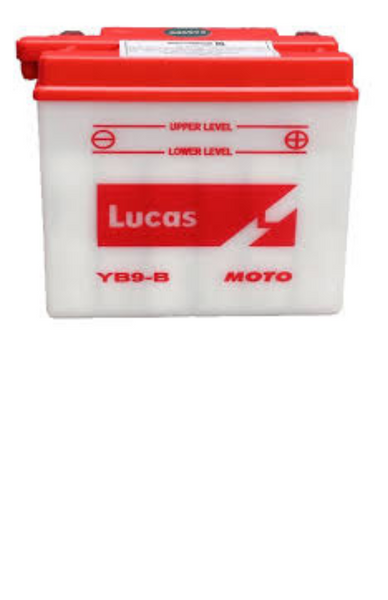 LUCAS YB9-B Moto Battery