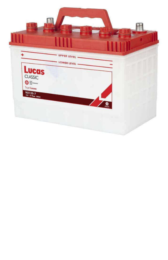 LUCAS Classic NX120-7 Car Battery