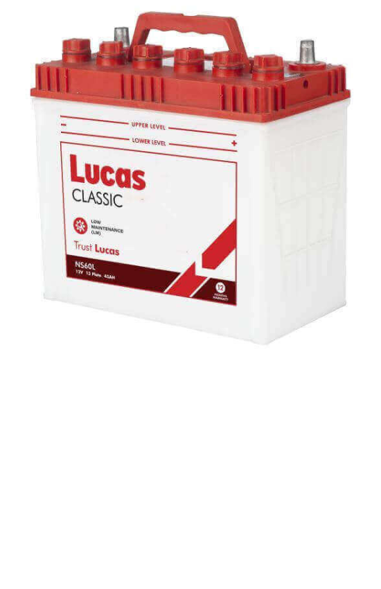LUCAS Classic NS60L Car Battery