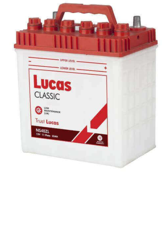 LUCAS Classic NS40ZL Car Battery