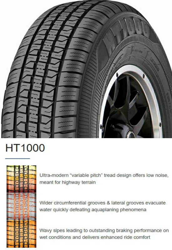 Zeetex HT1000TW 245/70 R17 110T (Indonesia)